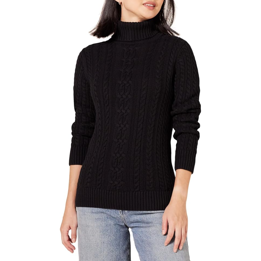 Fisherman Cable Knit Classic Sweater - Image 3