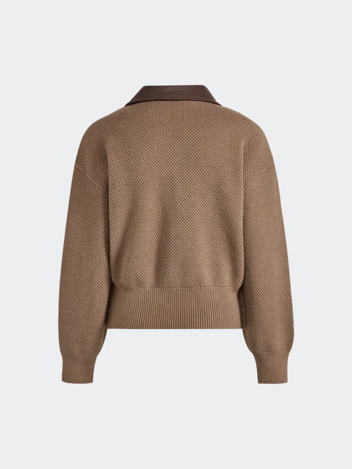 Double Zip Cardigan Sweater - Image 2