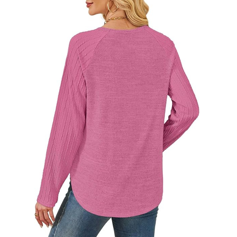 Cozy Long Sleeve Sweater For Women - Image 15