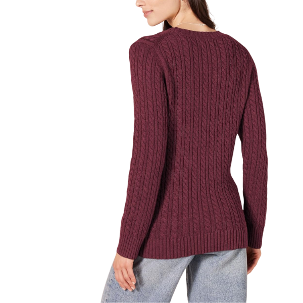 Classic Fisherman Cable Knit Sweater - Image 15