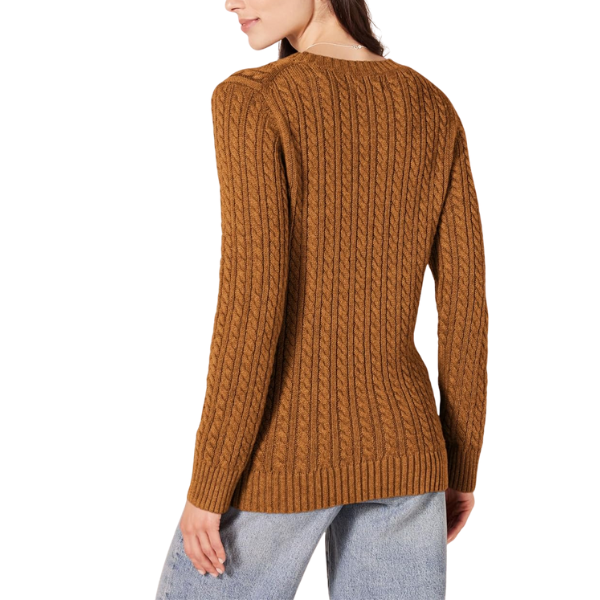 Classic Fisherman Cable Knit Sweater - Image 25