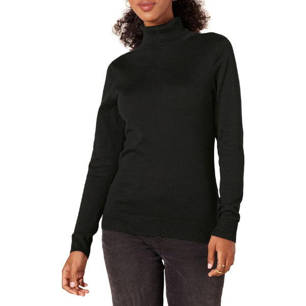 Classic Fit Lightweight Knit Long Sleeve Sweater For Women