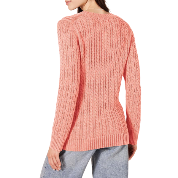 Classic Fisherman Cable Knit Sweater - Image 3