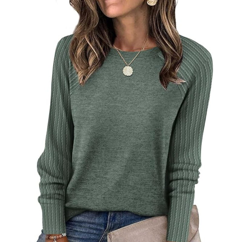 Cozy Long Sleeve Sweater For Women - Image 3