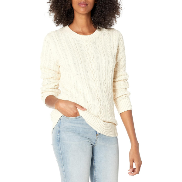 Classic Fisherman Cable Knit Sweater - Image 5