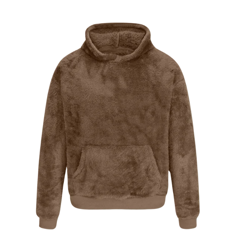 Plush Fleece Pullover With Kangaroo Pocket - Image 2