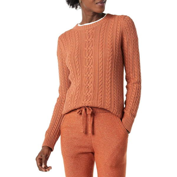 Classic Fisherman Cable Knit Sweater - Image 31