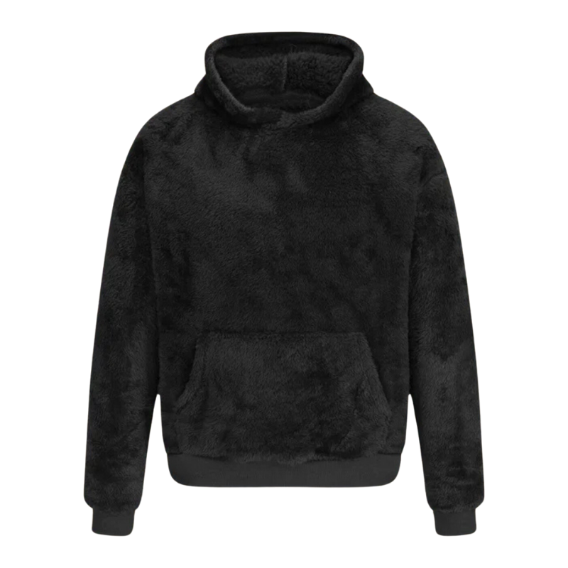 Plush Fleece Pullover With Kangaroo Pocket - Image 3