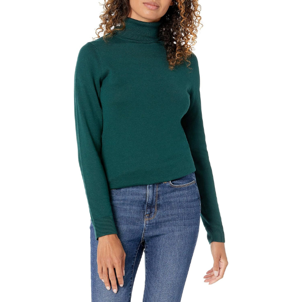 Classic Fit Lightweight Knit Long Sleeve Sweater For Women - Image 4