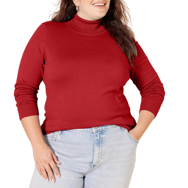 Classic Fit Lightweight Knit Long Sleeve Sweater For Women - Image 27