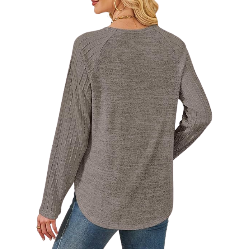 Cozy Long Sleeve Sweater For Women - Image 19
