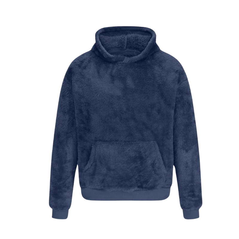Plush Fleece Pullover With Kangaroo Pocket - Image 4