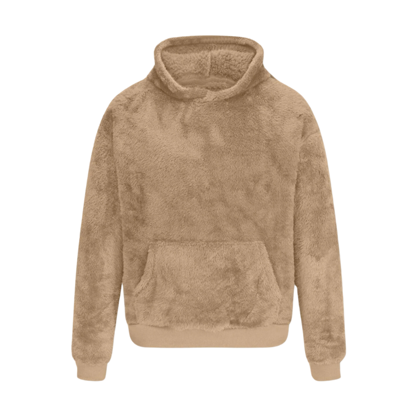 Plush Fleece Pullover With Kangaroo Pocket - Image 5