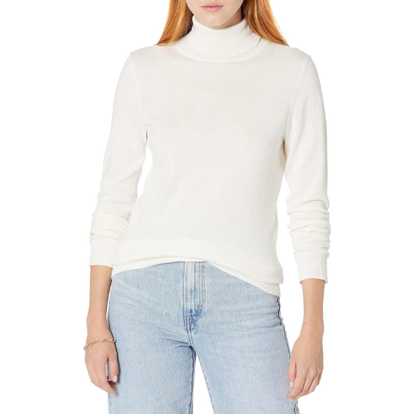 Classic Fit Lightweight Knit Long Sleeve Sweater For Women - Image 13