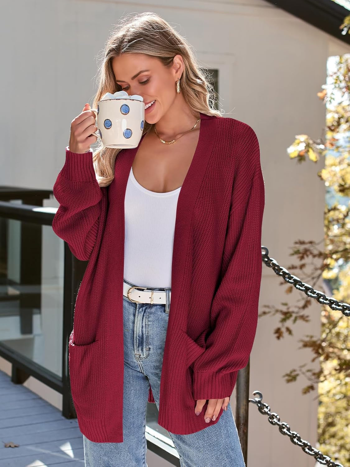 Soft Knit Oversized Cardigan - Image 2