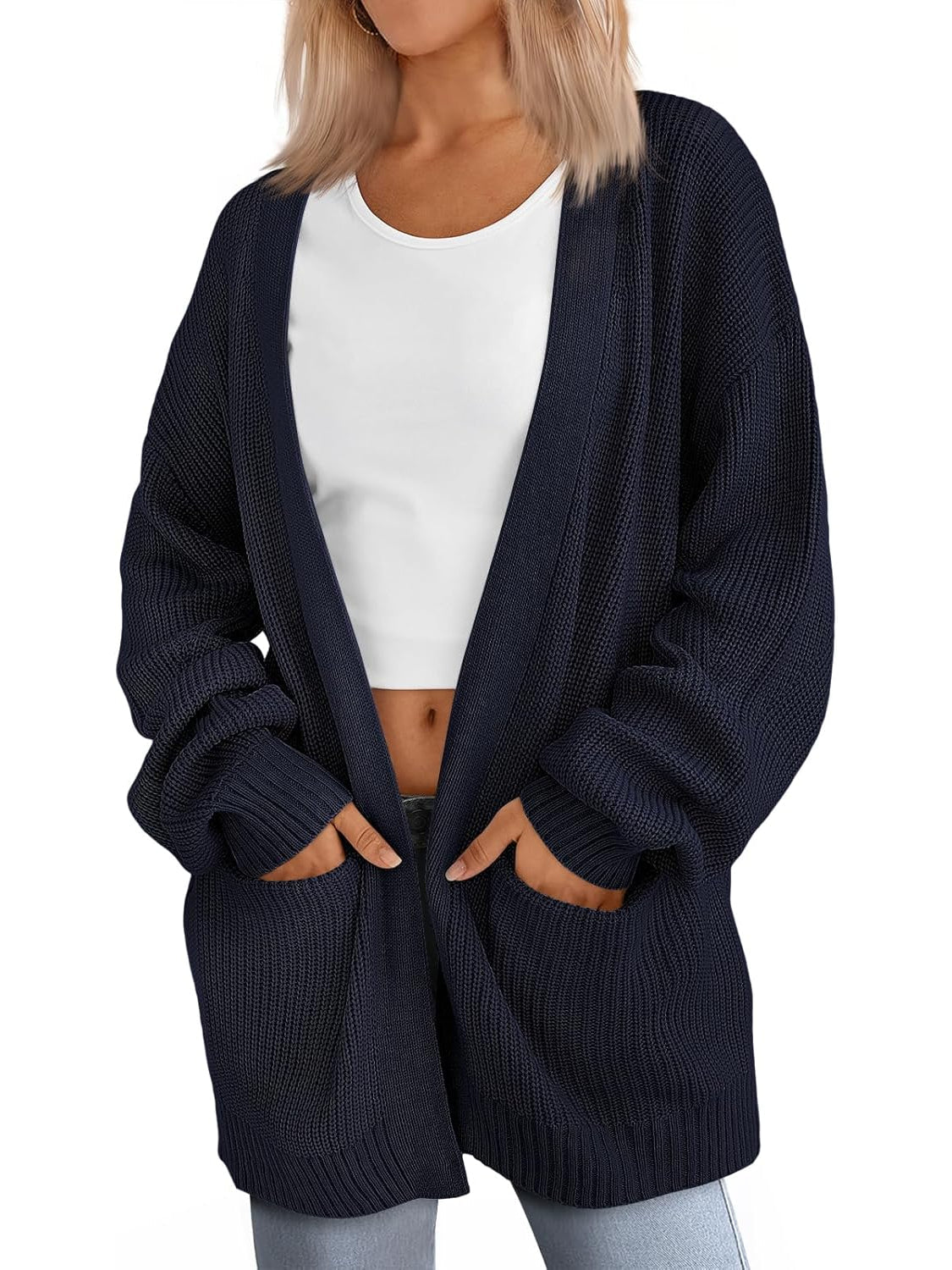 Soft Knit Oversized Cardigan - Image 6