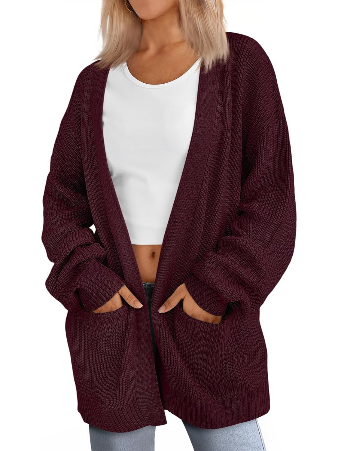 Soft Knit Oversized Cardigan - Image 5
