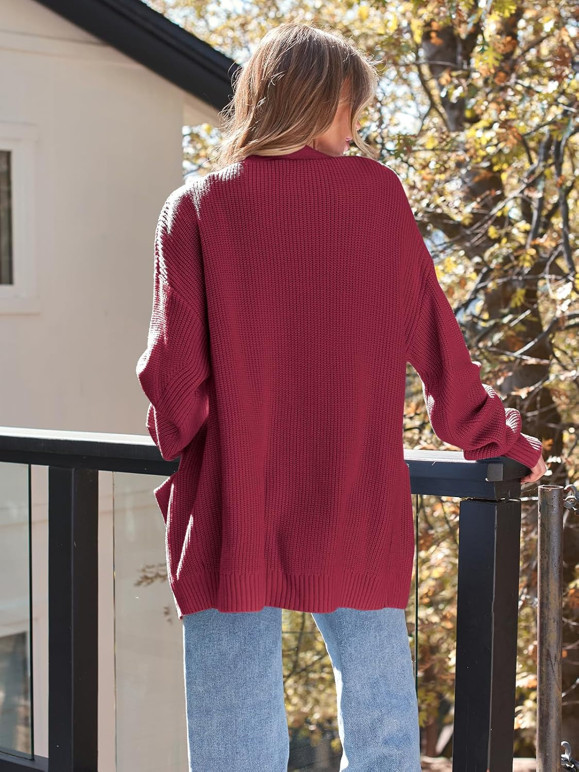 Soft Knit Oversized Cardigan - Image 3