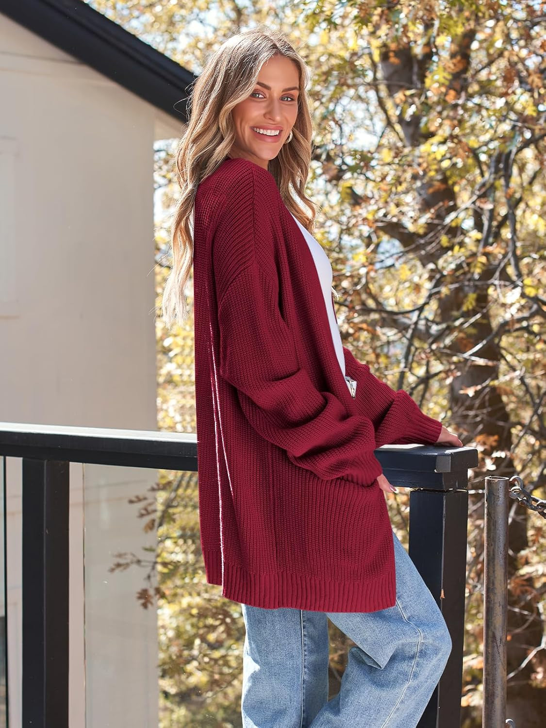 Soft Knit Oversized Cardigan - Image 4