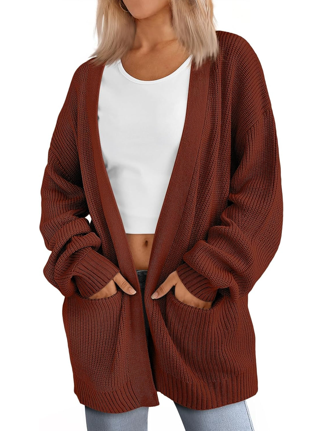 Soft Knit Oversized Cardigan - Image 7