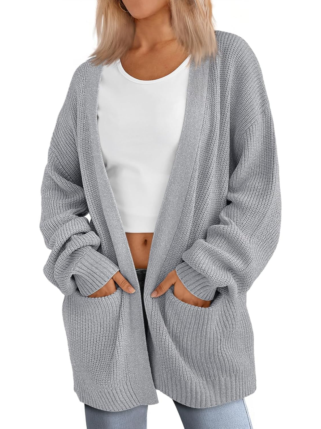 Soft Knit Oversized Cardigan - Image 8