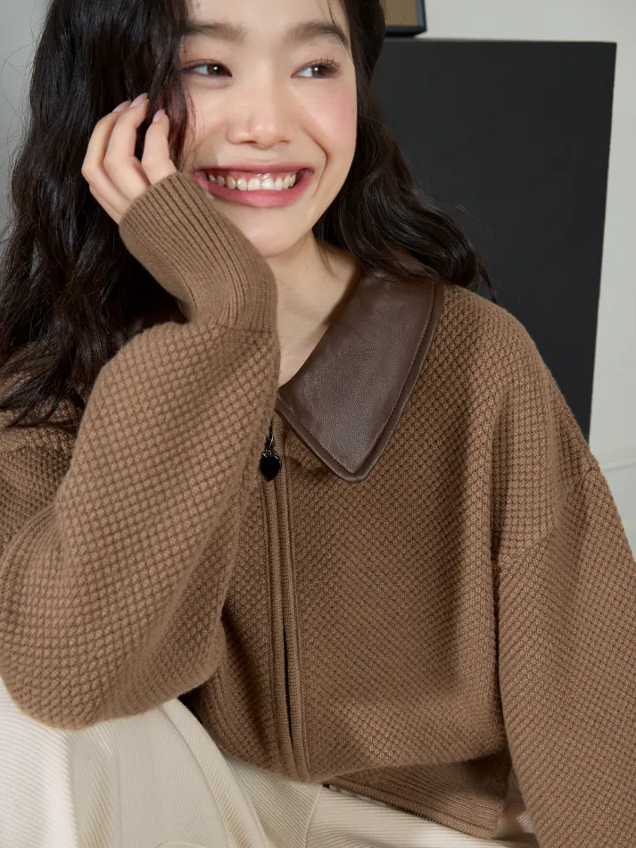 Double Zip Cardigan Sweater - Image 15