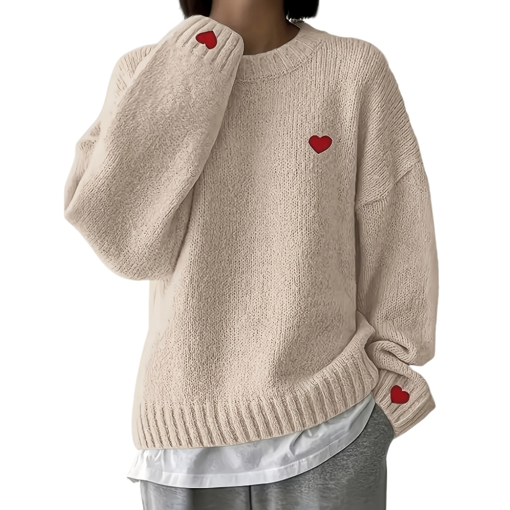 Crew Style Long Sleeve Pullover Sweater - Image 7