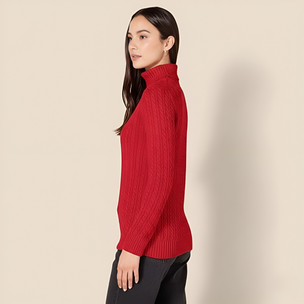 Fisherman Cable Knit Classic Sweater - Image 13