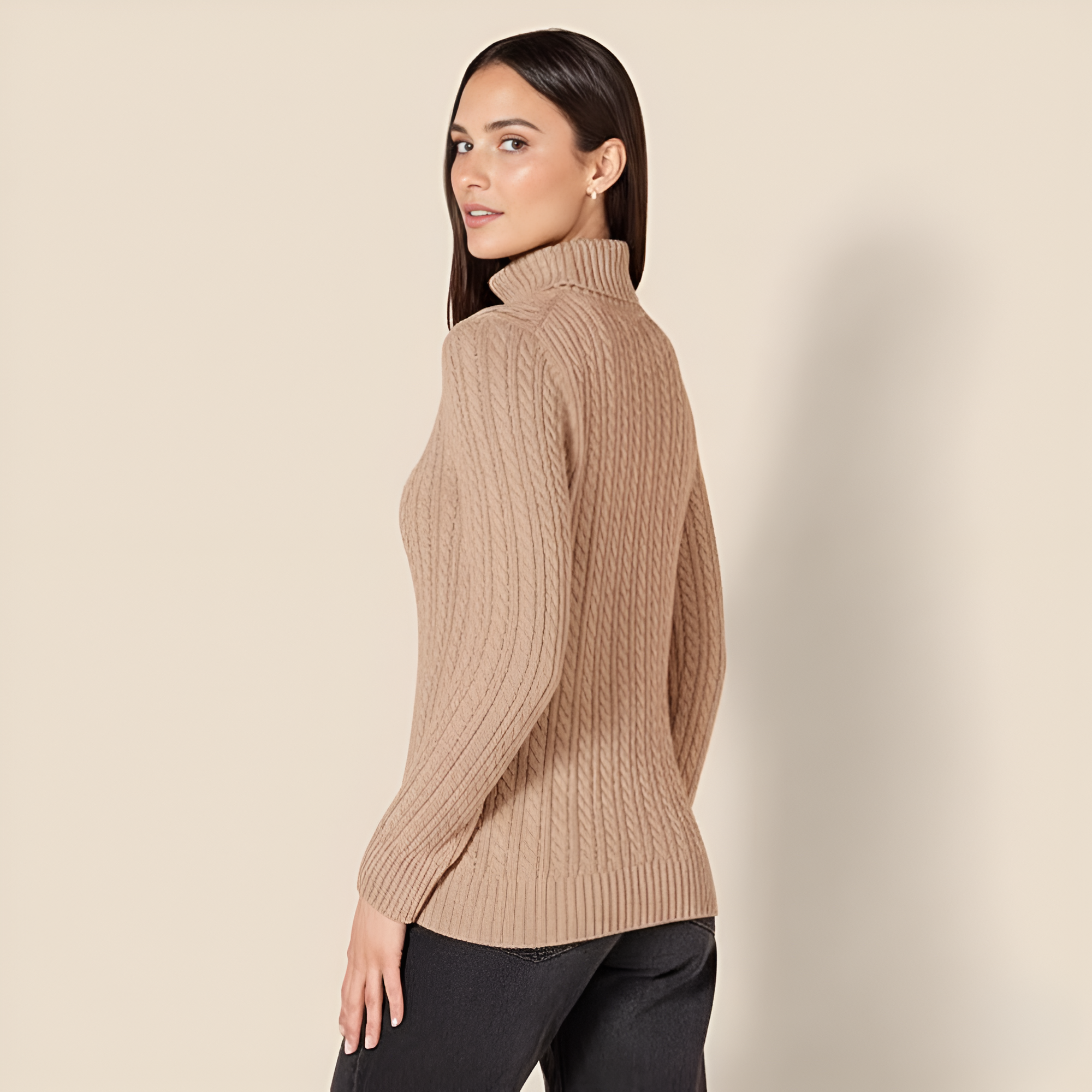 Fisherman Cable Knit Classic Sweater - Image 17