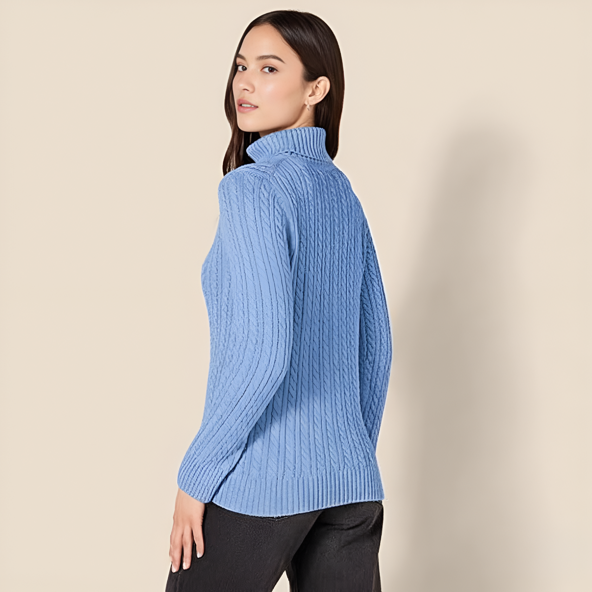 Fisherman Cable Knit Classic Sweater - Image 21