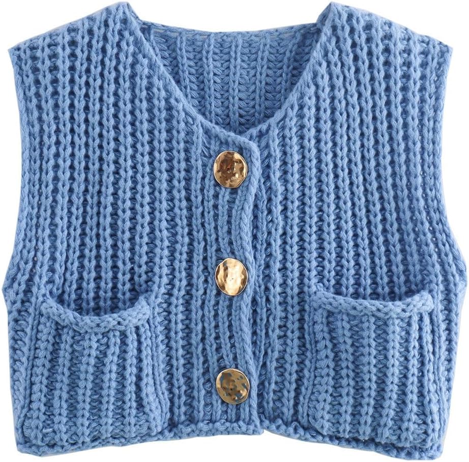 Vintage Style Knit Vest - Image 14