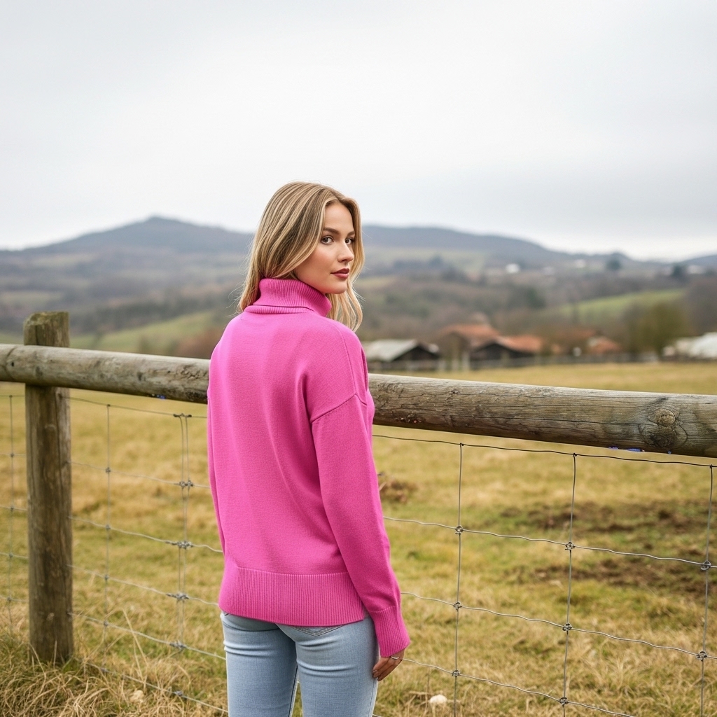 Regular Fit Lightweight Long Sleeve Sweater For Women - Image 21