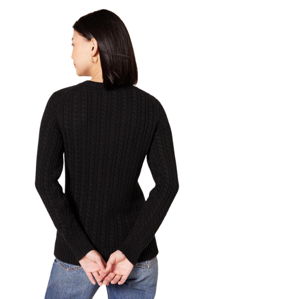 Classic Fisherman Cable Knit Sweater - Image 35