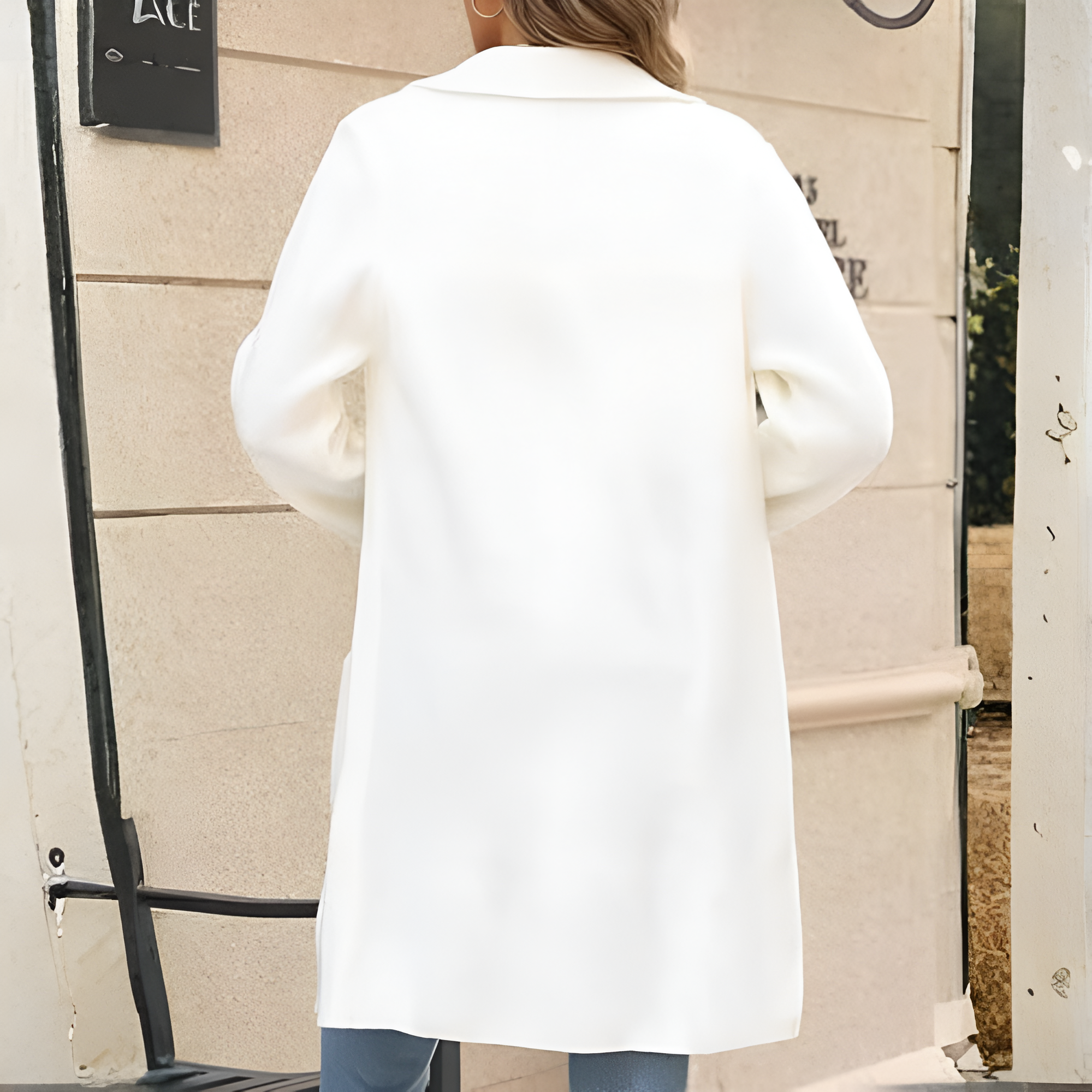 Long Open Front Cardigan Coat for Women - Image 20