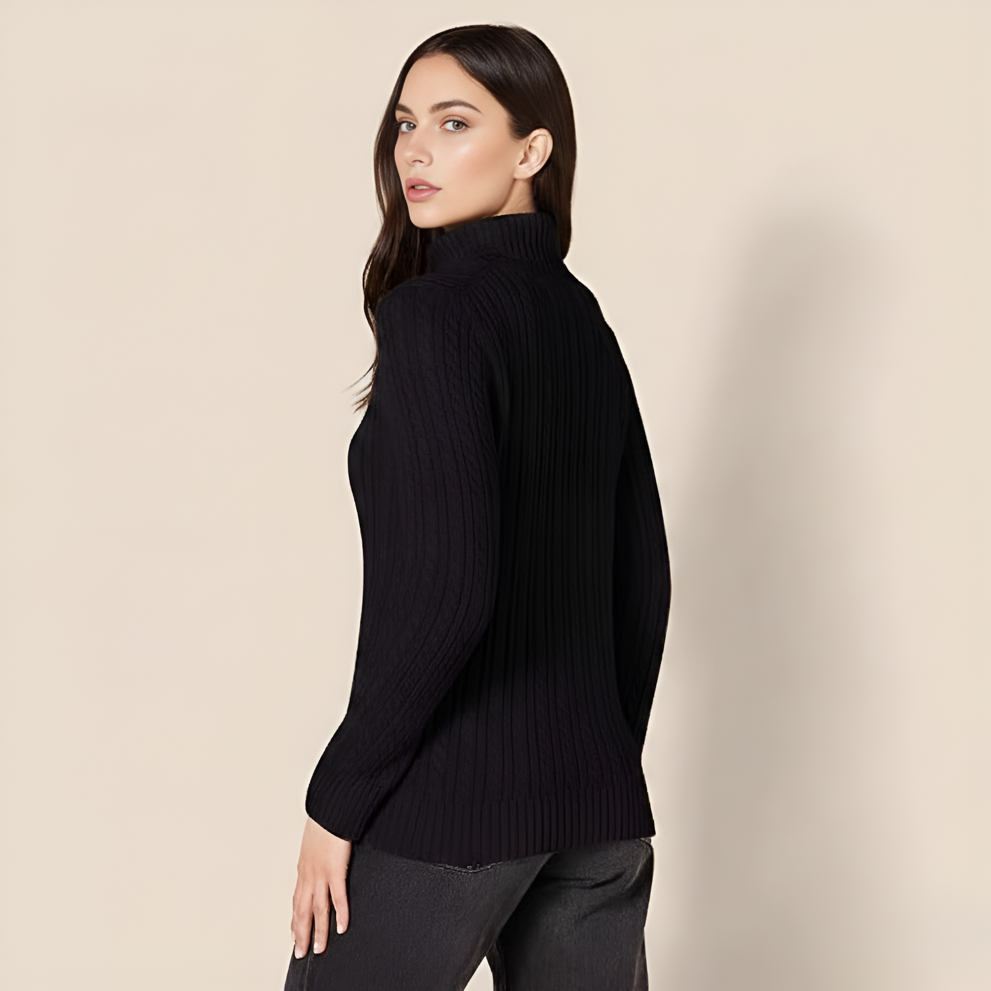 Fisherman Cable Knit Classic Sweater - Image 5